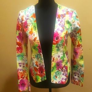 Floral blazer